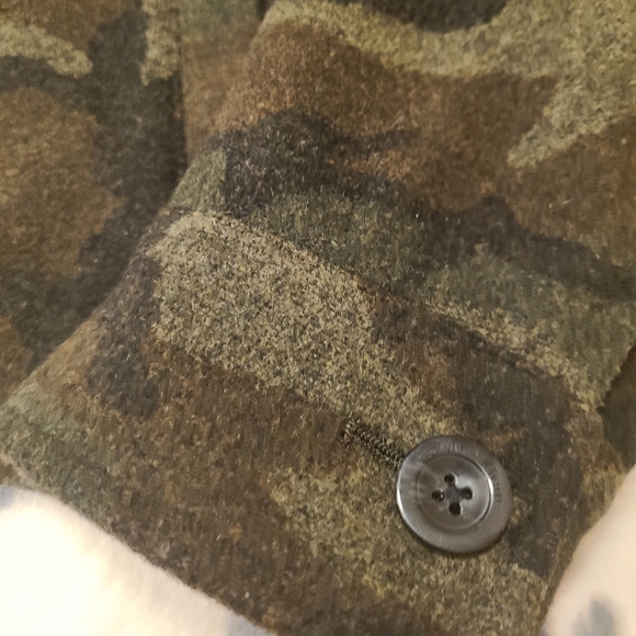 NWT Calvin Klein Wool Blend Camo Jacket - Picture 4 of 14
